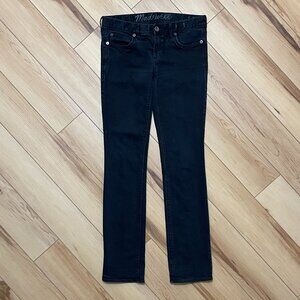 Madewell Rail Straight Jeans Black Size 27x32